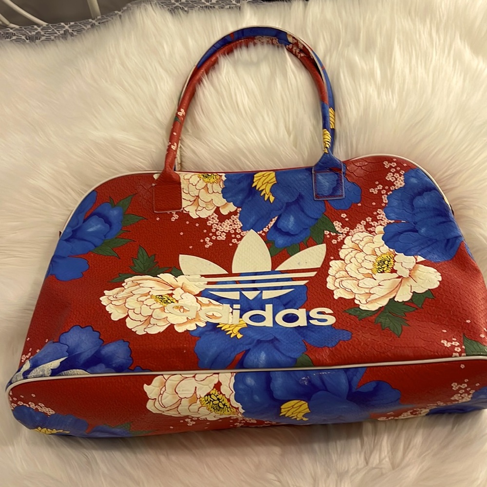 Adidas Originals Farm Print Travel Bag-Multicolour